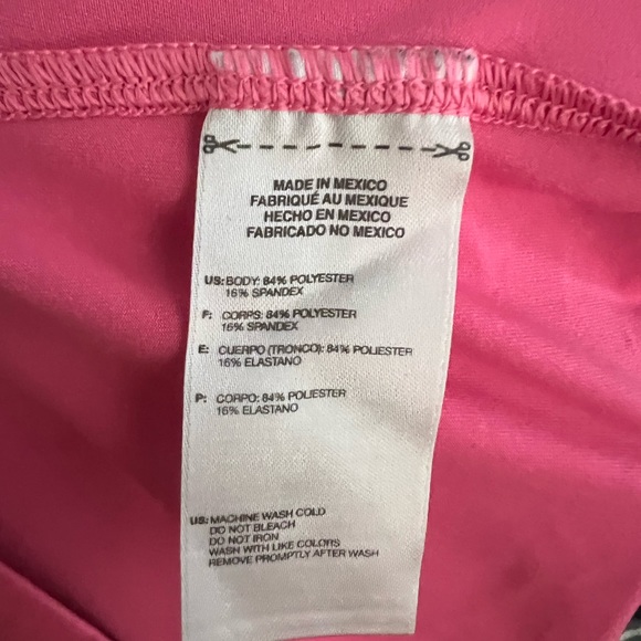 Adidas Shirt Womens Medium Pink Sleeveless Tank Top Athletic Techfit - Picture 5 of 5